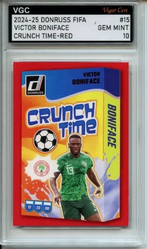 Victor Boniface 2024 Panini Donruss FIFA Red