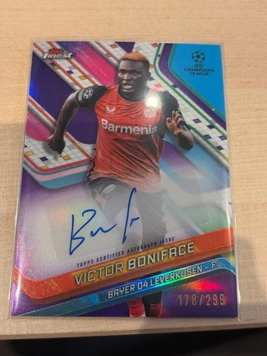 Victor Boniface 2024 Topps Finest /299