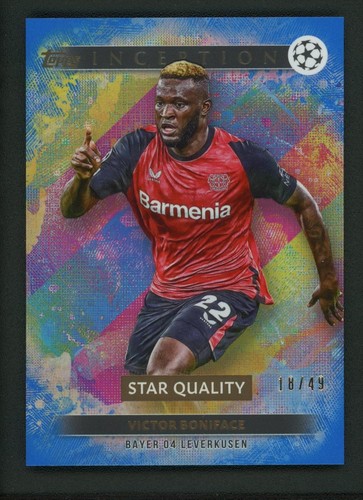 Victor Boniface 2025 Topps Inception /49