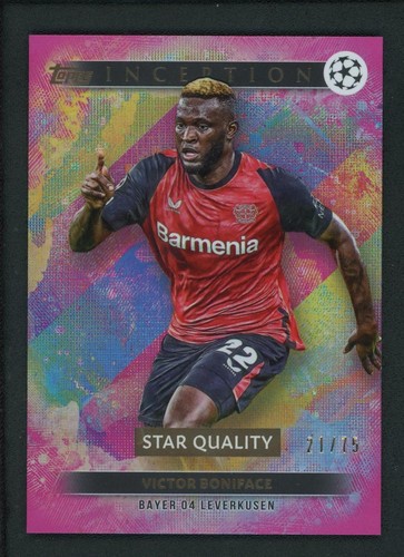 Victor Boniface 2025 Topps Inception /75