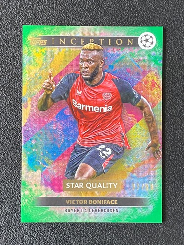 Victor Boniface 2024 Topps Inception Green /99
