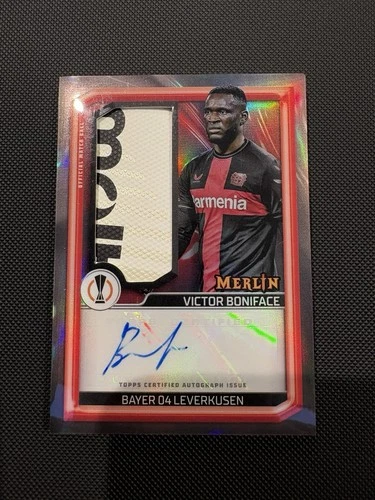 Victor Boniface 2023 Topps Merlin Chrome