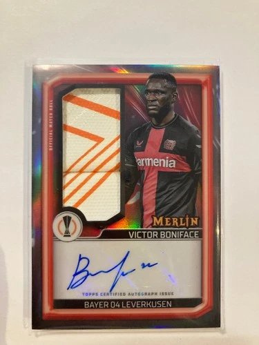 Victor Boniface 2023 Topps Merlin Chrome