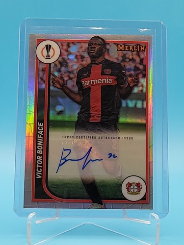 Victor Boniface 2023 Topps Merlin Chrome
