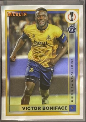 Victor Boniface 2023 Topps Merlin Chrome #142