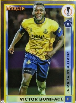 Victor Boniface 2022 Topps Merlin Chrome #142