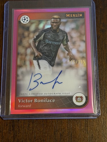 Victor Boniface 2024 Topps Merlin Chrome /199