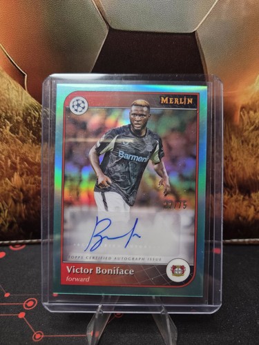Victor Boniface 2024 Topps Merlin Chrome /75