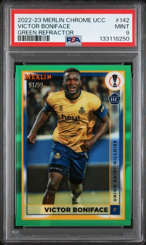 Victor Boniface 2023 Topps Merlin Chrome /99