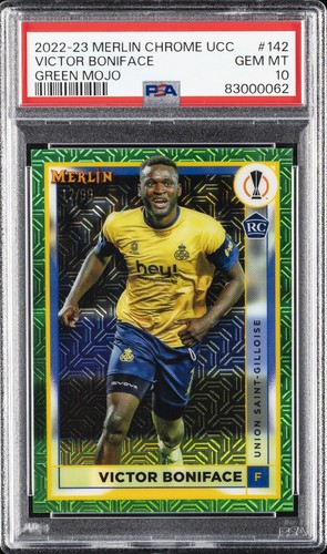 Victor Boniface 2022 Topps Merlin Chrome /99