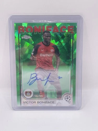 Victor Boniface 2024 Topps Merlin Chrome /99