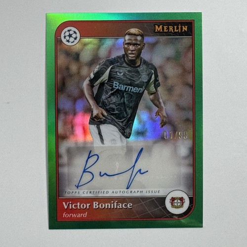 Victor Boniface 2024 Topps Merlin Chrome /99