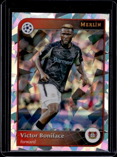 Victor Boniface 2024 Topps Merlin Chrome Atomic Refractor #122