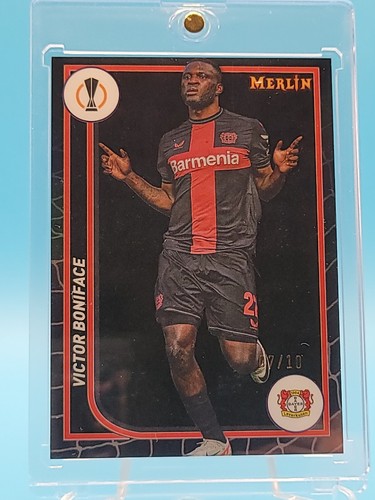 Victor Boniface 2023 Topps Merlin Chrome Black /10