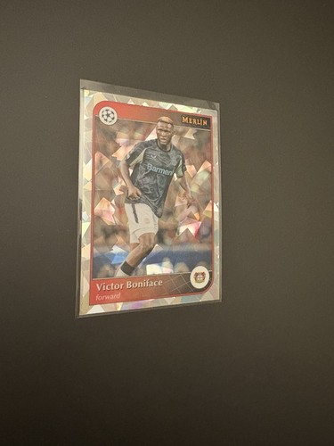 Victor Boniface 2024 Topps Merlin Chrome Cracked Ice