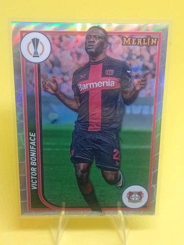 Victor Boniface 2023 Topps Merlin Chrome Refractor