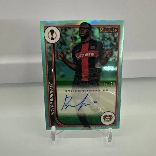 Victor Boniface 2023 Topps Merlin Chrome Refractor /199
