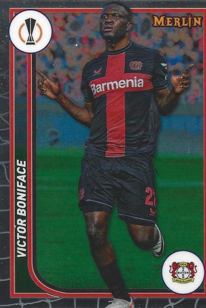 Victor Boniface 2023 Topps Merlin UEFA Club Competitions