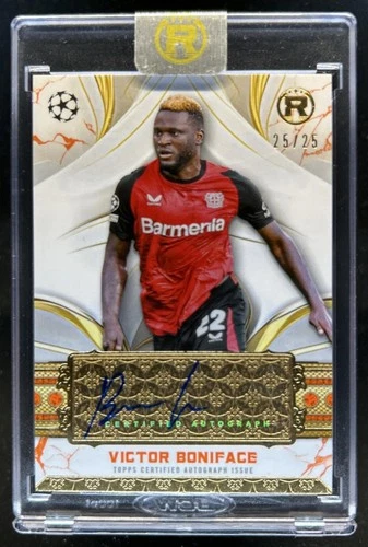 Victor Boniface 2024 Topps Reverence UEFA Orange /25