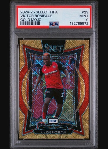 Victor Boniface 2024 Panini Select Gold Mojo /10