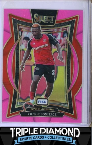Victor Boniface 2024 Panini Select Terrace Pink Prizm /59