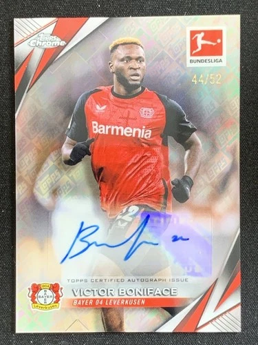 Victor Boniface 2024 Topps Chrome Bundesliga Toppsfractor BA-VB/52
