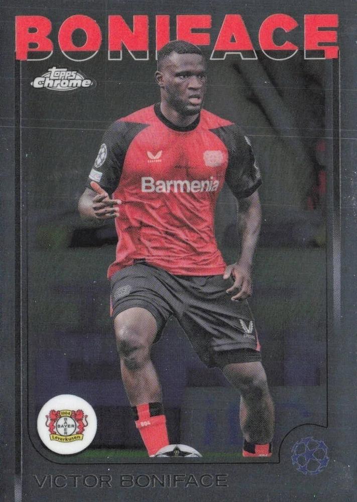 Victor Boniface 2024 Topps Chrome UEFA Club Competitions