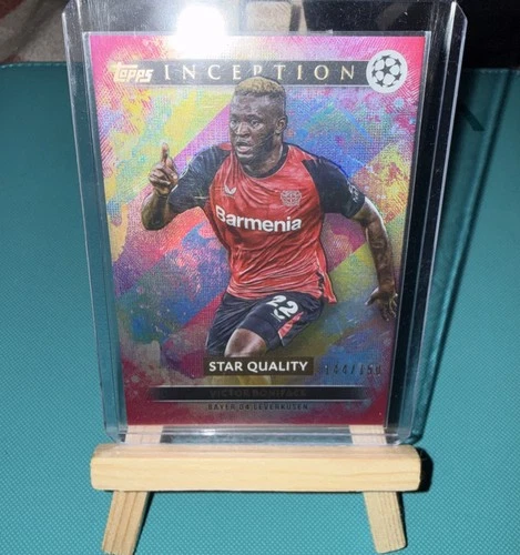 Victor Boniface 2024 Topps Inception UCC Magenta Foil /150