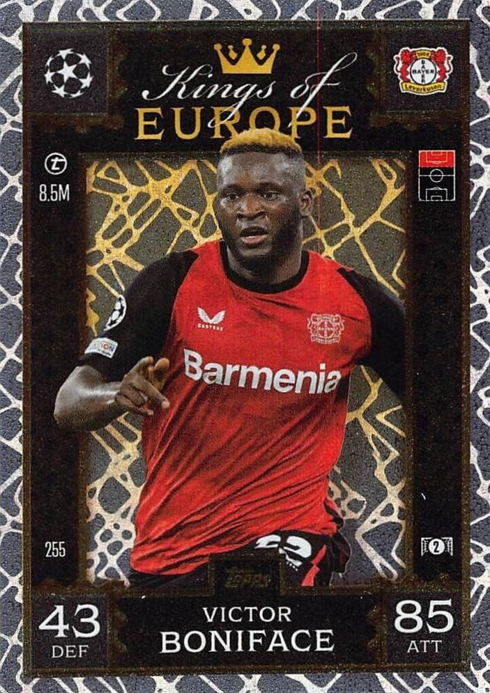 Victor Boniface 2024 Topps Match Attax UEFA Club Competitions Extra