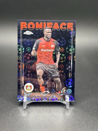 Victor Boniface 2024 Topps UCC Chrome Black /10