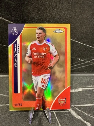Victor Gyökeres 2026 Topps Chrome Gold /50
