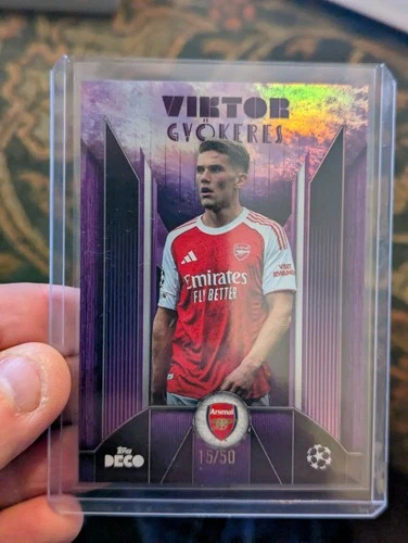 Victor Gyokeres 2025 Topps Deco Purple /50