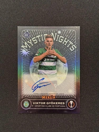 Victor Gyokeres 2024 Topps Merlin Chrome Mystic /25