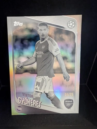 Victor Gyokeres 2025 Topps UCC Flagship Black & White /75