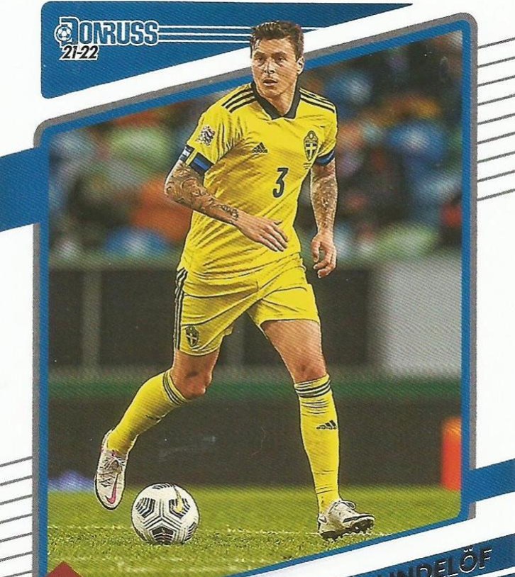 Victor Lindelof 2021 Panini Donruss Soccer 154