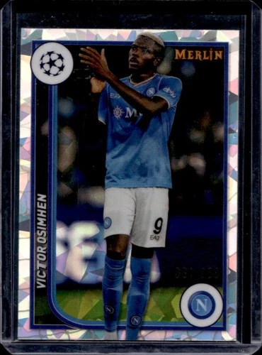 Victor Osimhen 2023 Topps Chrome Merlin Atomic Refractor /250