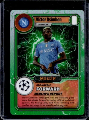 Victor Osimhen 2024 Topps Chrome Merlin MG-19
