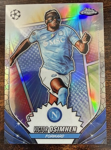 Victor Osimhen 2023 Topps Chrome UEFA Club Competitions