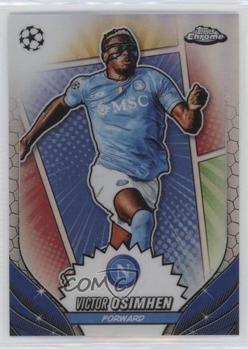 Victor Osimhen 2023 Topps Chrome UEFA Club Competitions