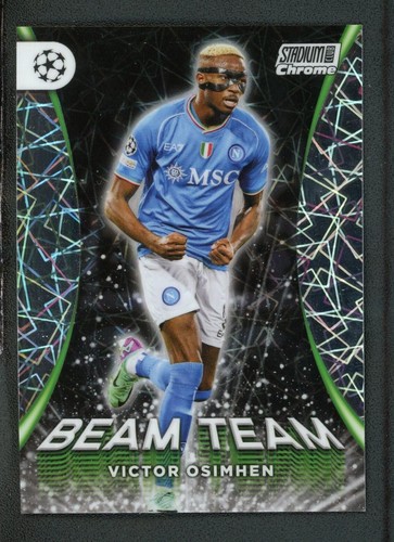 Victor Osimhen 2024 Topps Chrome Velocity Beam