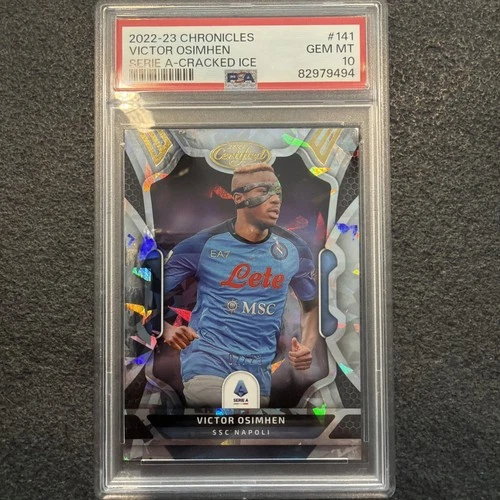 Victor Osimhen 2022 Panini Chronicles Cracked Ice /23