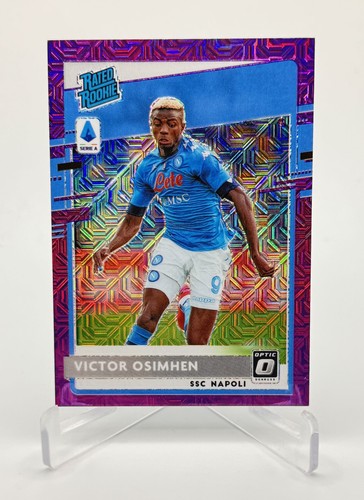 Victor Osimhen 2020 Panini Chronicles Purple Mojo