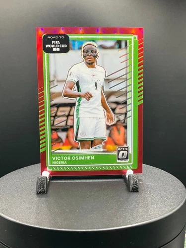 Victor Osimhen 2025 Panini Donruss FIFA Copa Mundial Red Optical Prizm /199