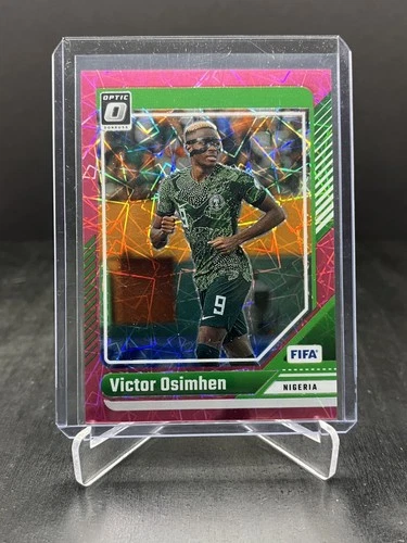 Victor Osimhen 2024 Panini Donruss Pink Optic Velocity /99
