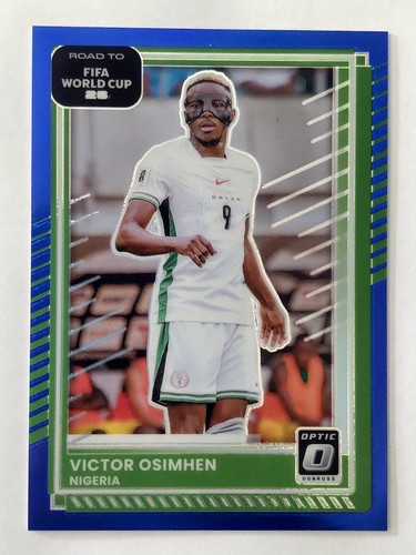 Victor Osimhen 2026 Panini Donruss Road To World Cup Blue Optic /75