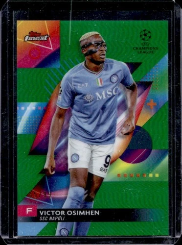 Victor Osimhen 2023 Topps Finest Green /99