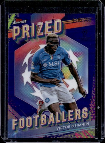 Victor Osimhen 2023 Topps Finest Purple /299