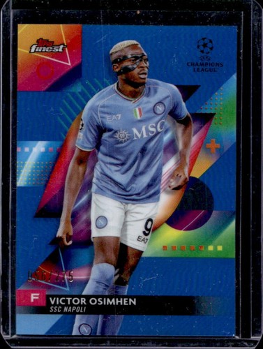 Victor Osimhen 2024 Topps Finest Sky Blue /275