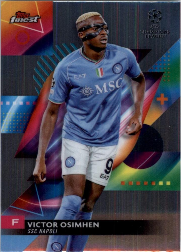 Victor Osimhen 2023 Topps Finest UEFA Club Competitions