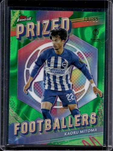 Victor Osimhen 2024 Panini Finest UEFA Green Lava Refractor /99